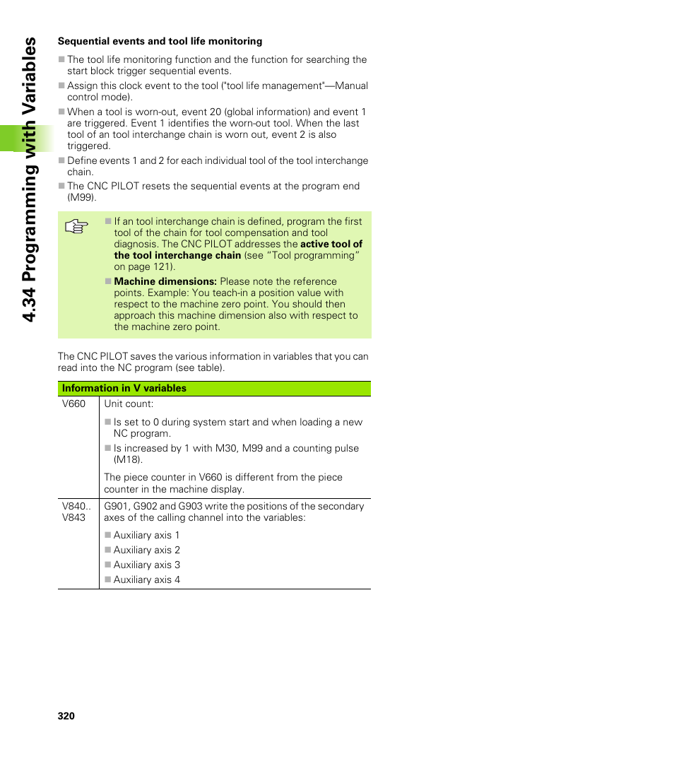 34 pr ogr amming with v a ri ables | HEIDENHAIN CNC Pilot 4290 V7.1 User Manual | Page 320 / 725