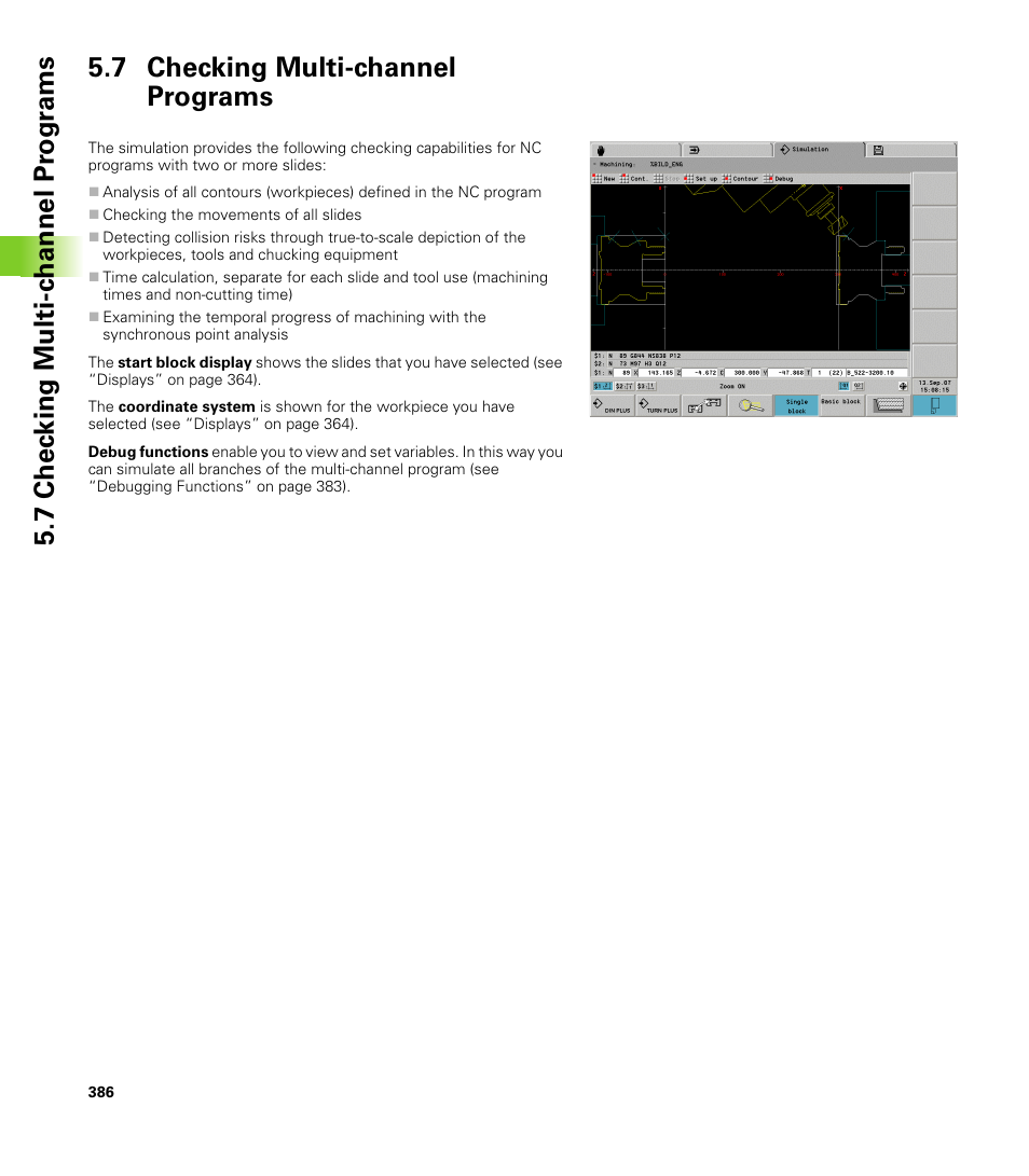 7 checking multi-channel programs | HEIDENHAIN CNC Pilot 4290 V7.1 User Manual | Page 386 / 725