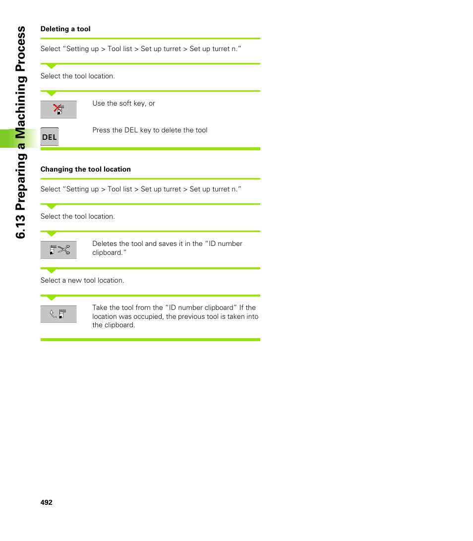 13 pr epar ing a mac h ining pr ocess | HEIDENHAIN CNC Pilot 4290 V7.1 User Manual | Page 492 / 725
