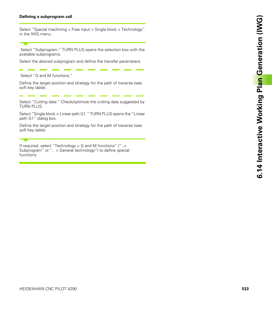 HEIDENHAIN CNC Pilot 4290 V7.1 User Manual | Page 533 / 725