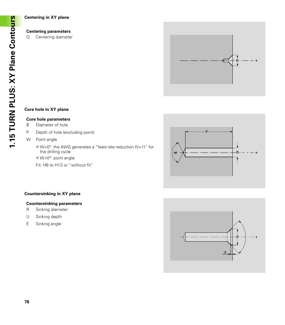 15 turn plus: xy plane cont ours | HEIDENHAIN CNC Pilot 4290 V7.1 Description of B and Y axes User Manual | Page 78 / 119