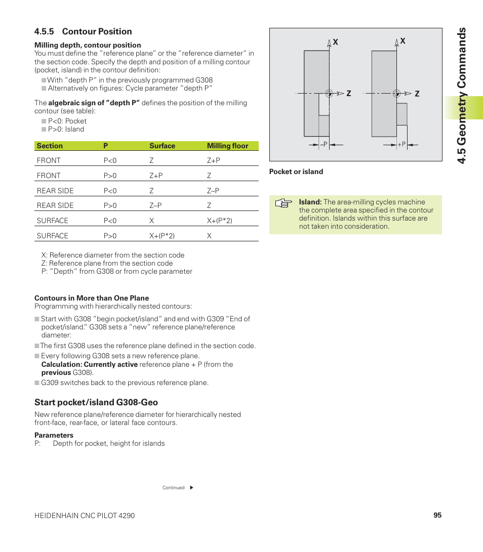 5 geometry commands | HEIDENHAIN CNC Pilot 4290 User Manual | Page 107 / 481