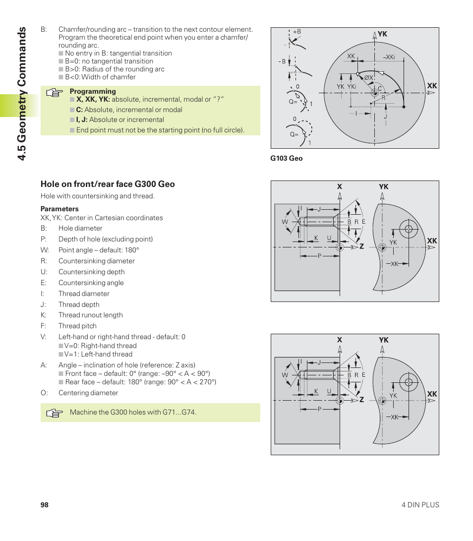 5 geometry commands | HEIDENHAIN CNC Pilot 4290 User Manual | Page 110 / 481