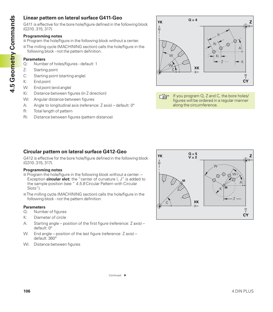 5 geometry commands | HEIDENHAIN CNC Pilot 4290 User Manual | Page 118 / 481
