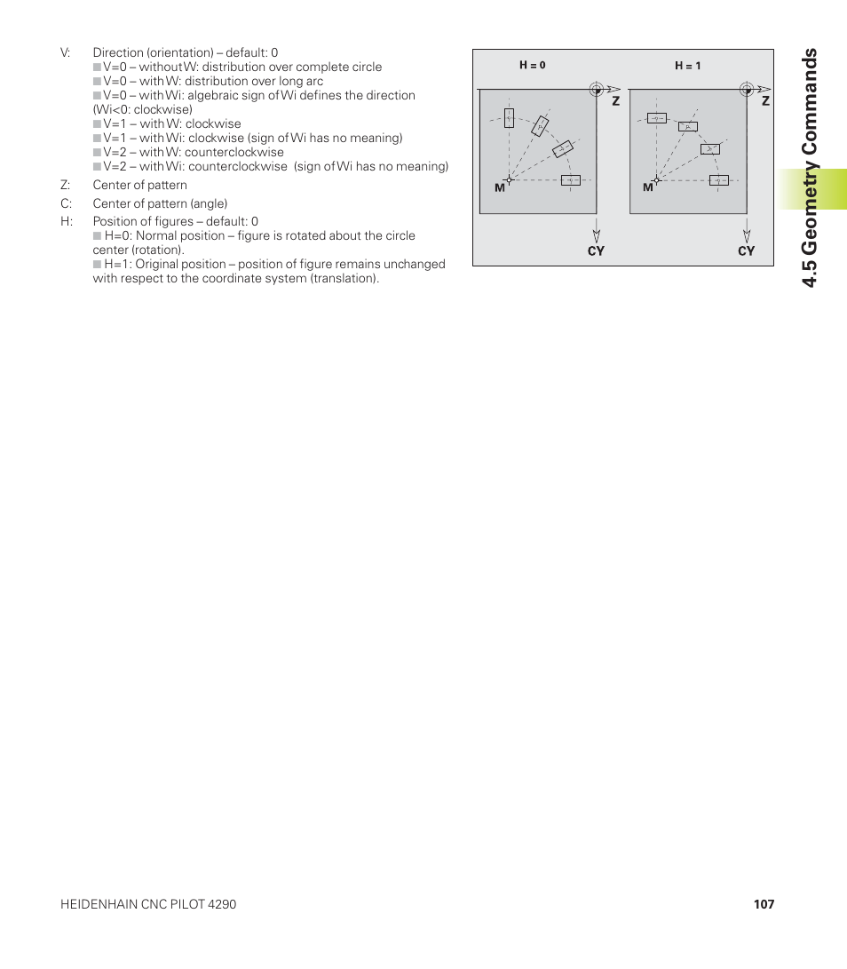 5 geometry commands | HEIDENHAIN CNC Pilot 4290 User Manual | Page 119 / 481