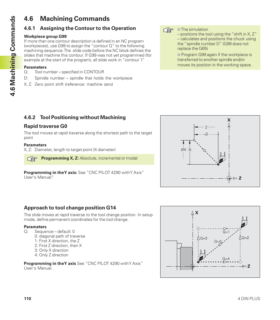 6 machining commands | HEIDENHAIN CNC Pilot 4290 User Manual | Page 122 / 481