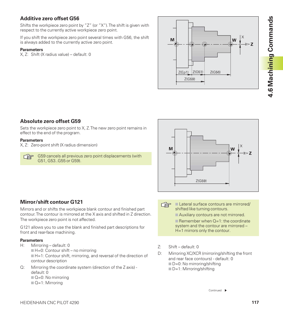 6 machining commands | HEIDENHAIN CNC Pilot 4290 User Manual | Page 129 / 481