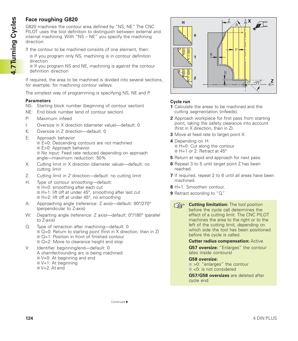 7 t u rning cy cles | HEIDENHAIN CNC Pilot 4290 User Manual | Page 136 / 481