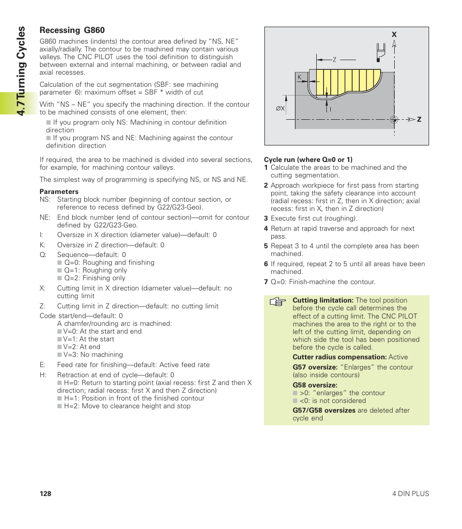 7 t u rning cy cles | HEIDENHAIN CNC Pilot 4290 User Manual | Page 140 / 481