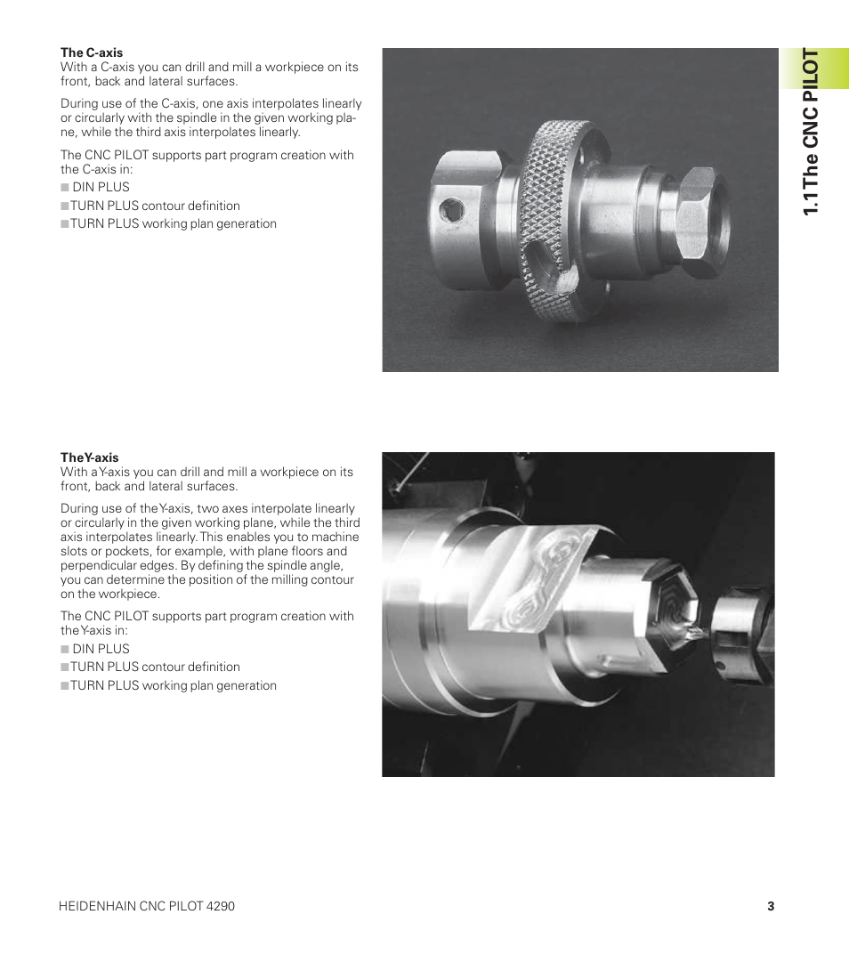 1 the cnc pil o t | HEIDENHAIN CNC Pilot 4290 User Manual | Page 15 / 481