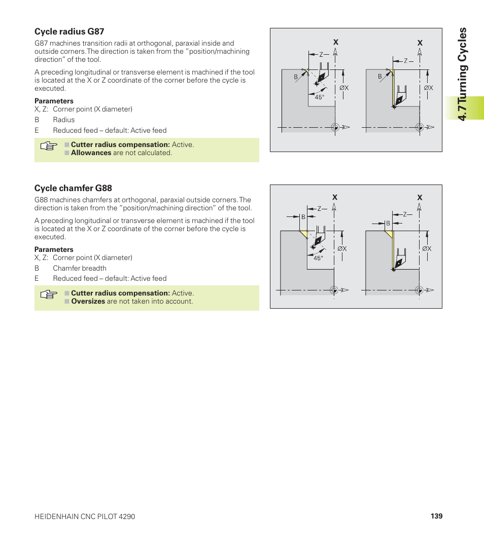 7 t u rning cy cles | HEIDENHAIN CNC Pilot 4290 User Manual | Page 151 / 481