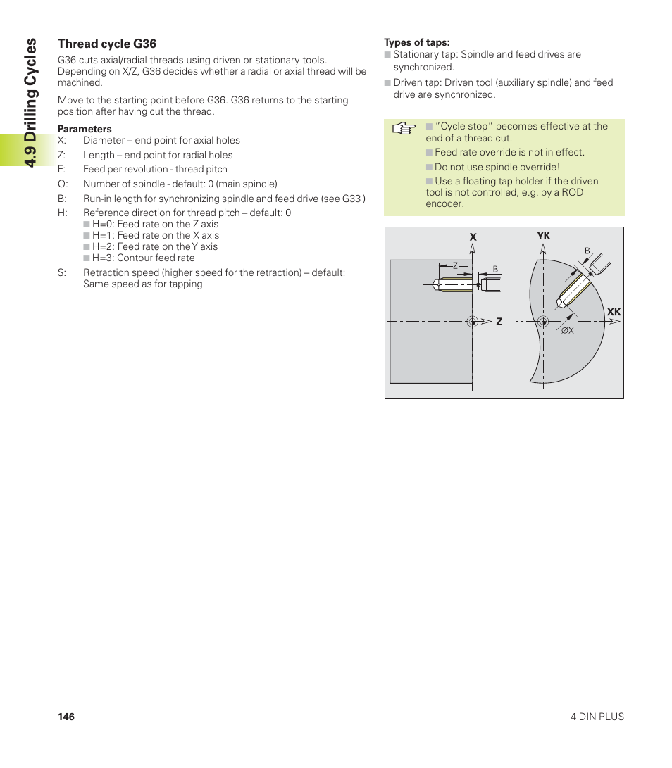 9 dr illing cy cles | HEIDENHAIN CNC Pilot 4290 User Manual | Page 158 / 481