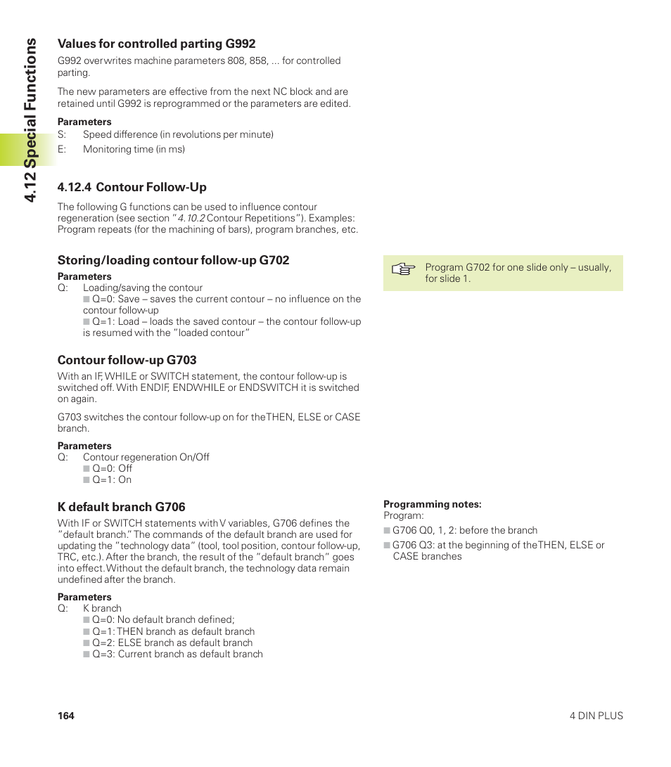 12 special functions | HEIDENHAIN CNC Pilot 4290 User Manual | Page 176 / 481
