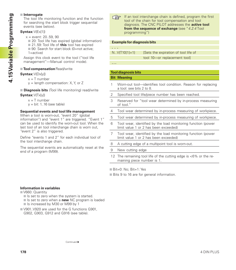 15 v a riable pr ogr amming | HEIDENHAIN CNC Pilot 4290 User Manual | Page 190 / 481