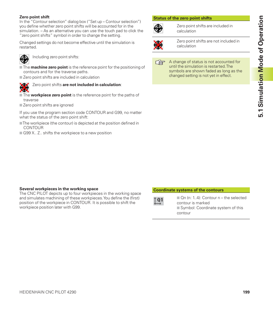 1 simulation mode of operation | HEIDENHAIN CNC Pilot 4290 User Manual | Page 211 / 481