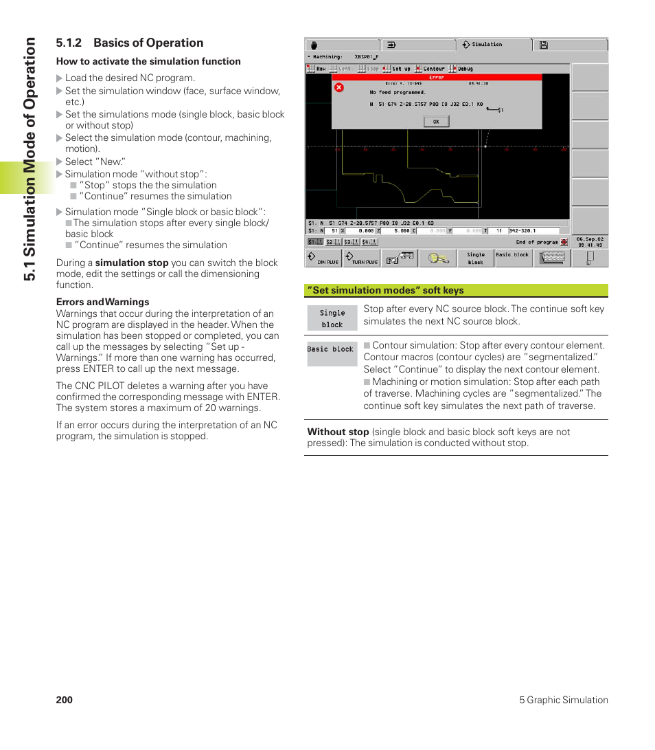1 simulation mode of operation | HEIDENHAIN CNC Pilot 4290 User Manual | Page 212 / 481