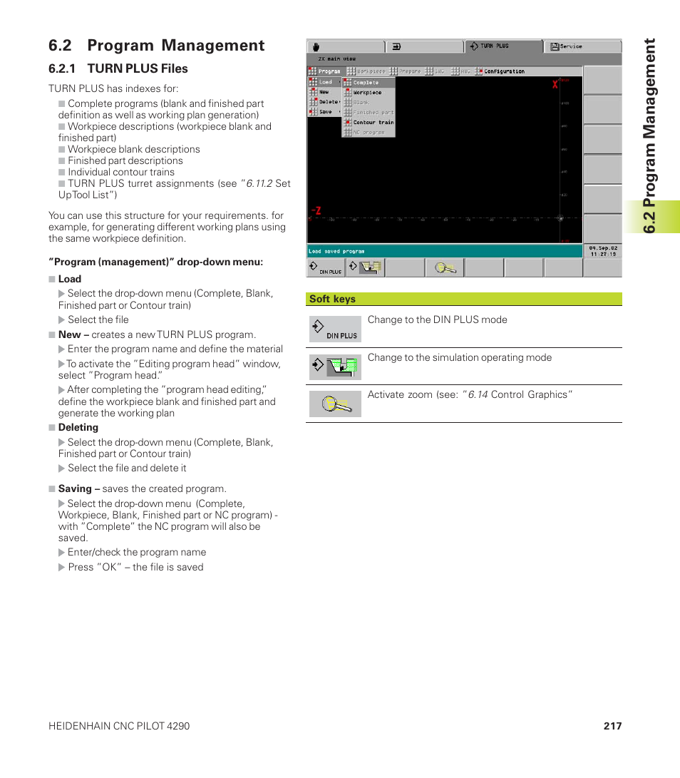 2 program management, 2 pr ogr am manag ement | HEIDENHAIN CNC Pilot 4290 User Manual | Page 229 / 481
