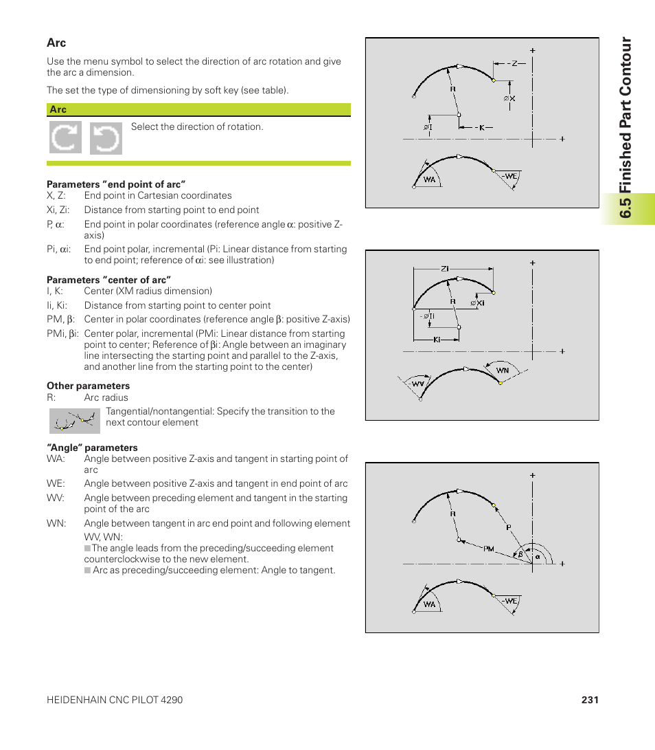 5 finished p a rt cont our | HEIDENHAIN CNC Pilot 4290 User Manual | Page 243 / 481
