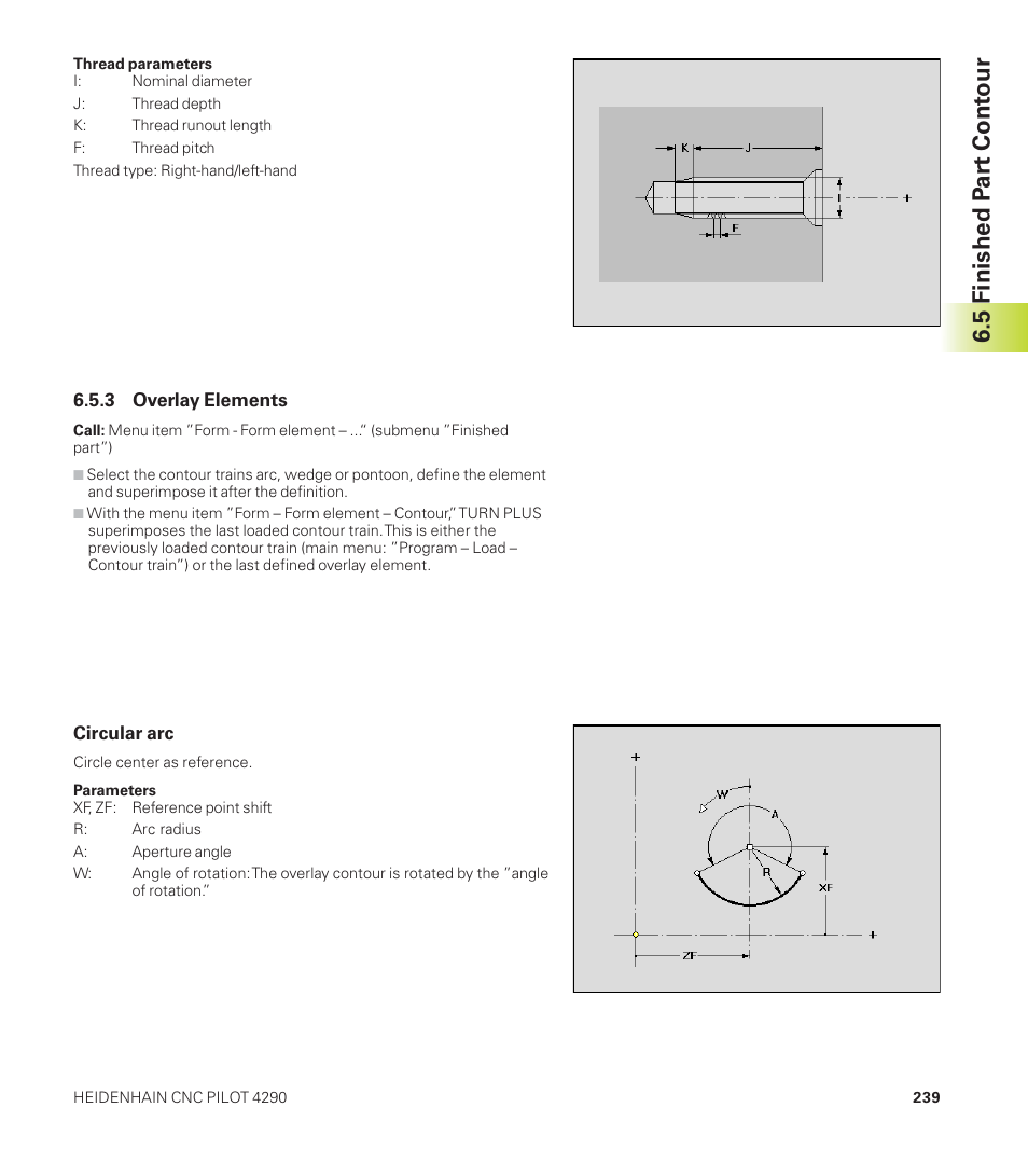 5 finished p a rt cont our | HEIDENHAIN CNC Pilot 4290 User Manual | Page 251 / 481