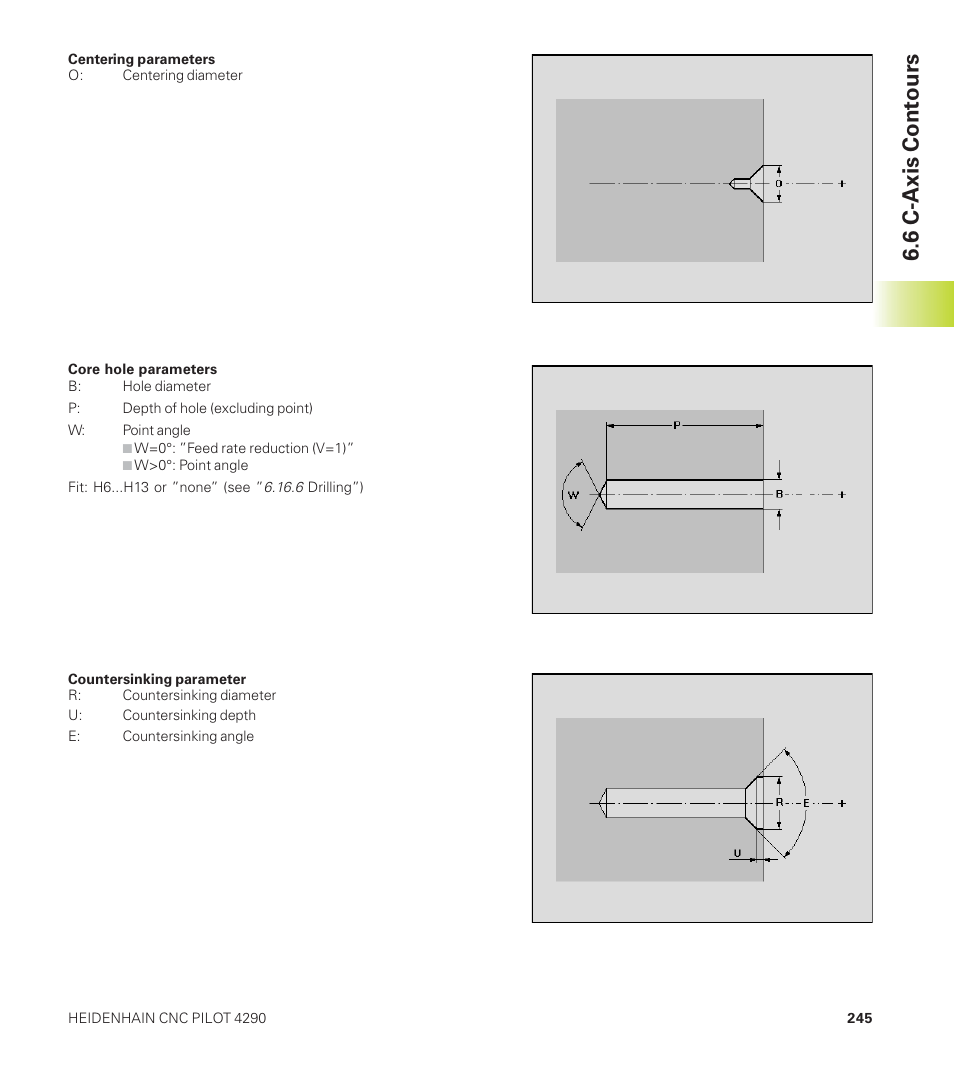 6 c-axis contours | HEIDENHAIN CNC Pilot 4290 User Manual | Page 257 / 481