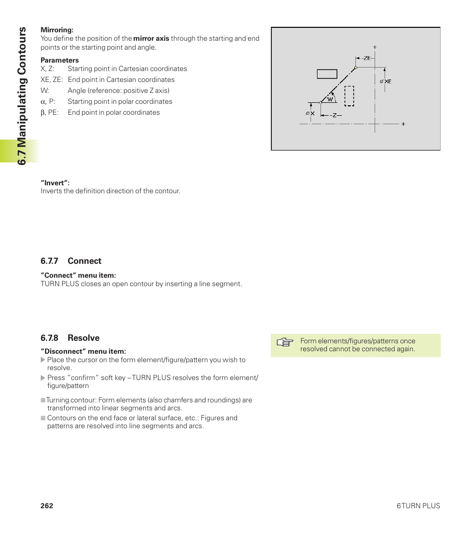 7 manipulating contours | HEIDENHAIN CNC Pilot 4290 User Manual | Page 274 / 481