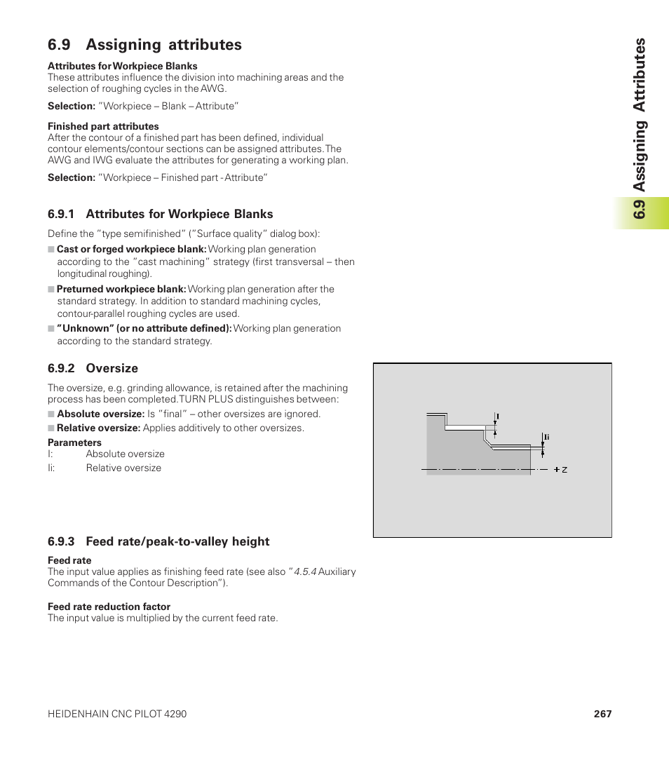 9 assigning a tt ribut es, 9 assigning attributes | HEIDENHAIN CNC Pilot 4290 User Manual | Page 279 / 481
