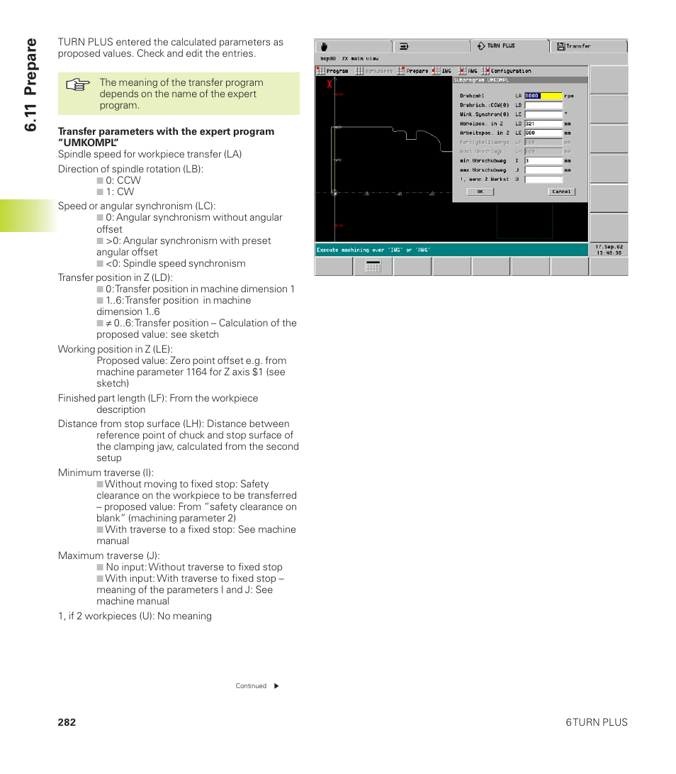 1 1 pr epar e | HEIDENHAIN CNC Pilot 4290 User Manual | Page 294 / 481