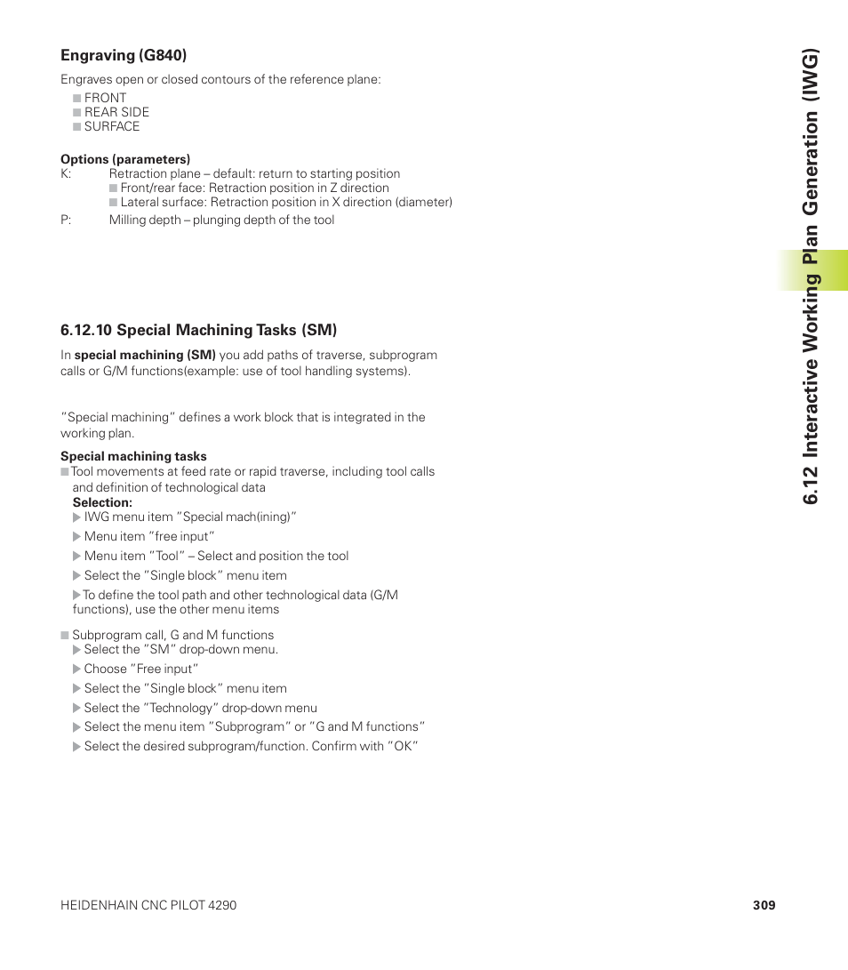 HEIDENHAIN CNC Pilot 4290 User Manual | Page 321 / 481