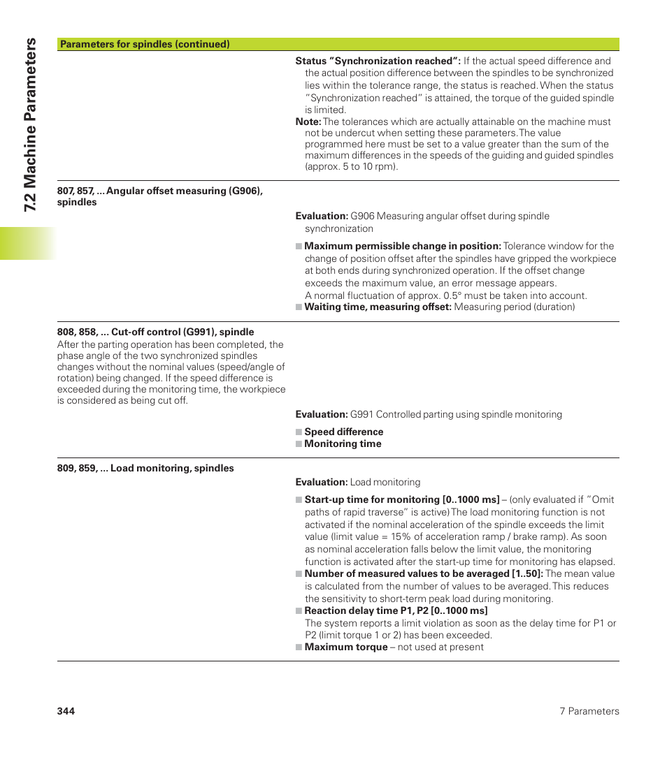 2 mac hine p a ra met ers | HEIDENHAIN CNC Pilot 4290 User Manual | Page 356 / 481