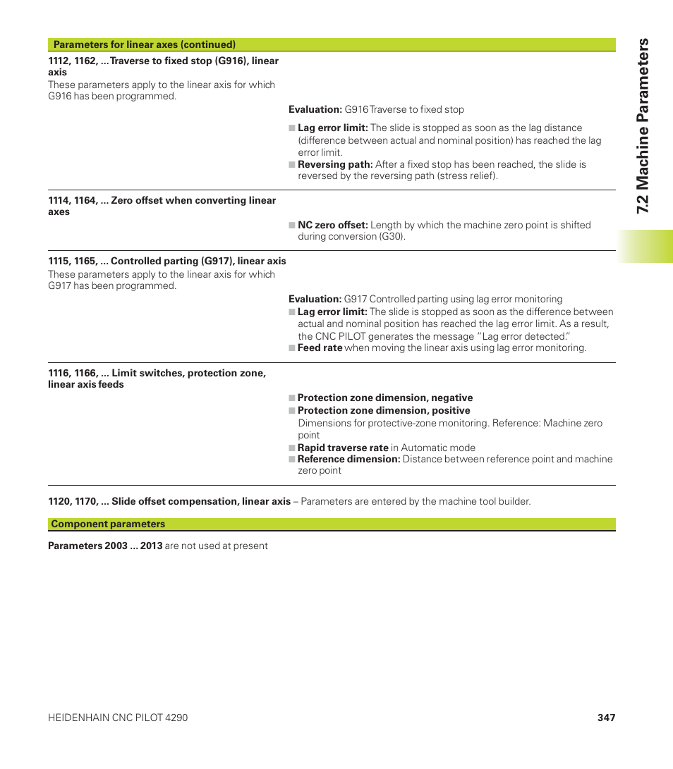 2 mac hine p a ra met ers | HEIDENHAIN CNC Pilot 4290 User Manual | Page 359 / 481