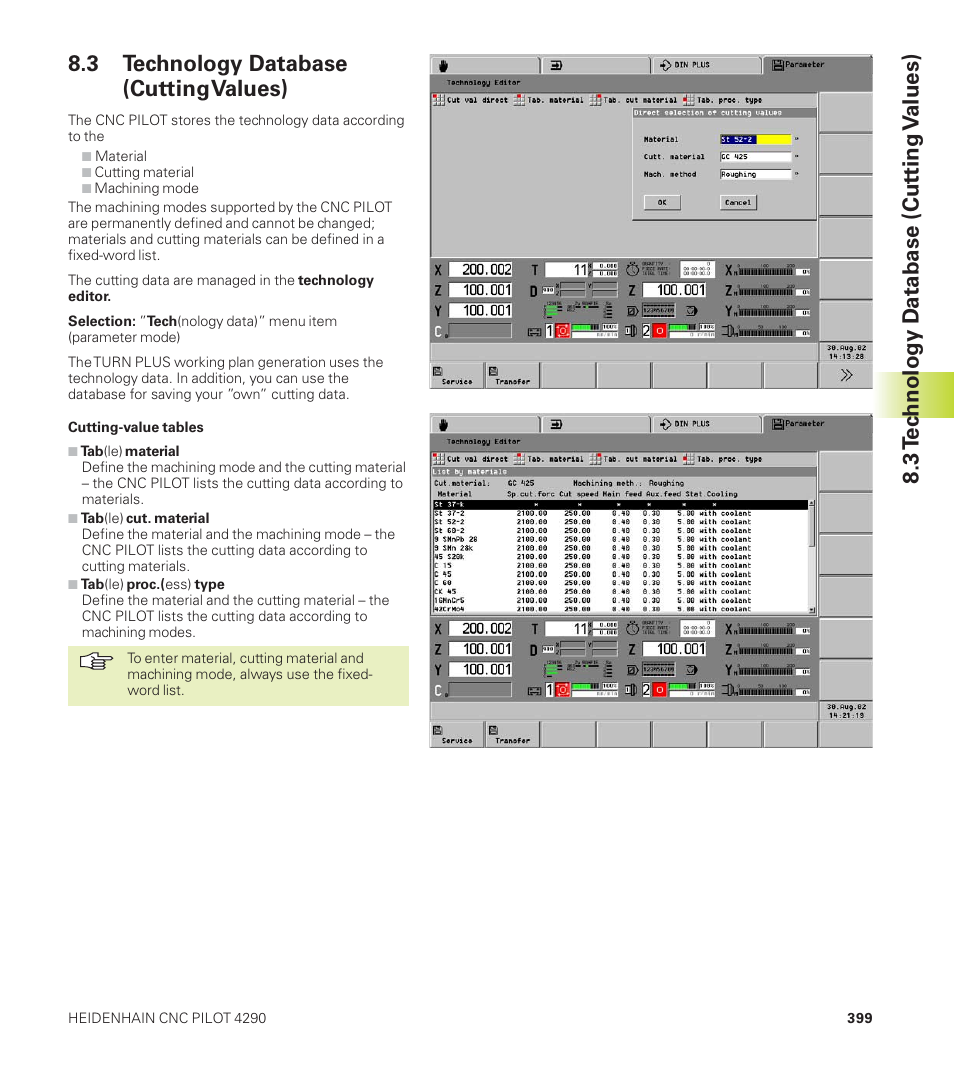 HEIDENHAIN CNC Pilot 4290 User Manual | Page 411 / 481
