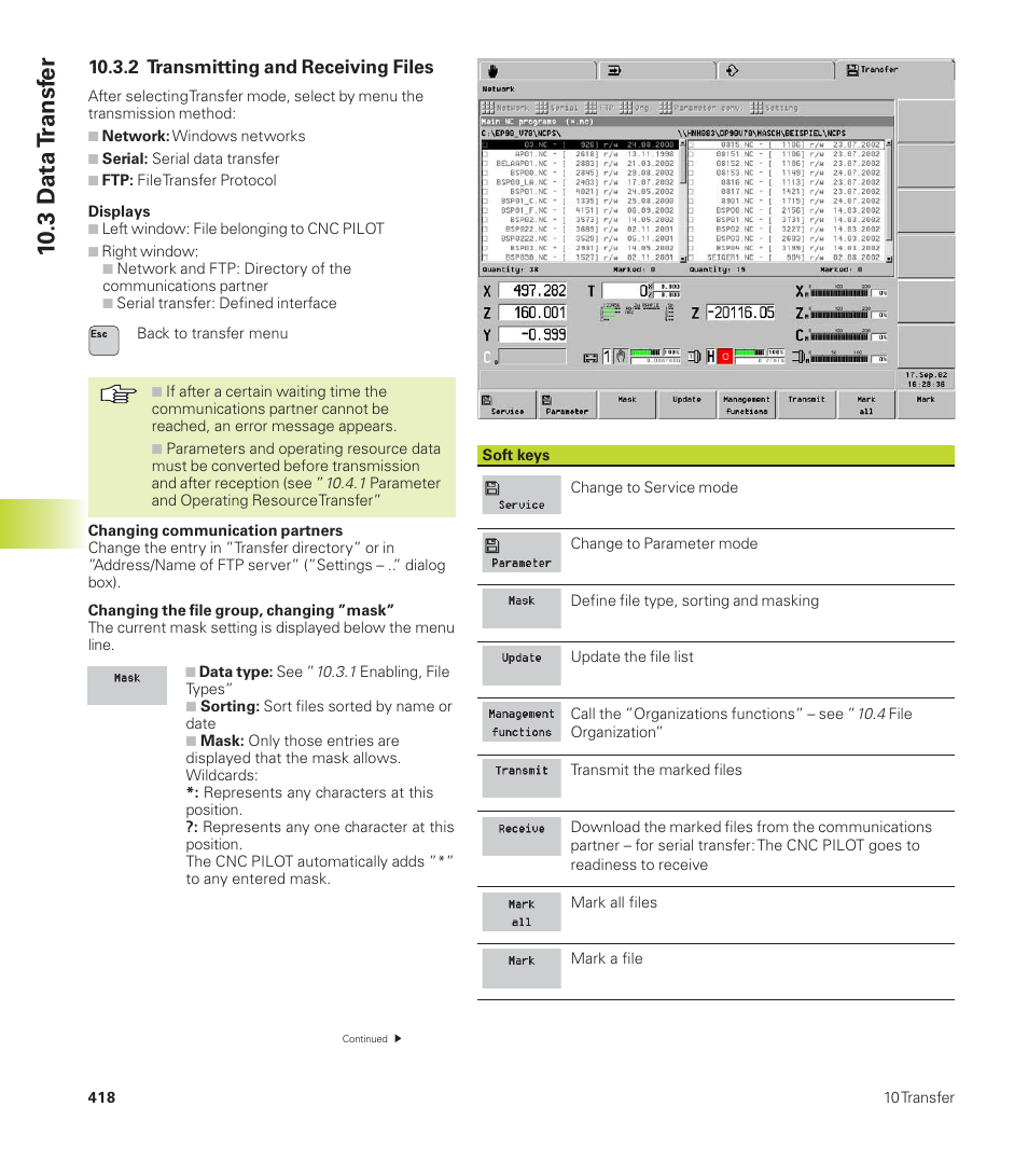 3 d ata tr ansf er | HEIDENHAIN CNC Pilot 4290 User Manual | Page 430 / 481