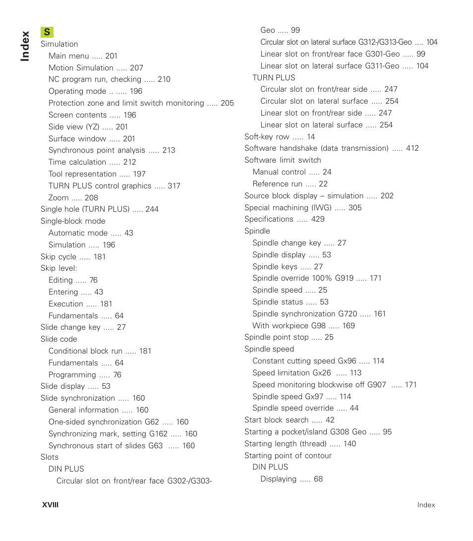 Index | HEIDENHAIN CNC Pilot 4290 User Manual | Page 468 / 481
