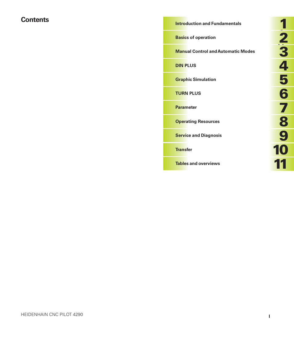HEIDENHAIN CNC Pilot 4290 User Manual | Page 5 / 481