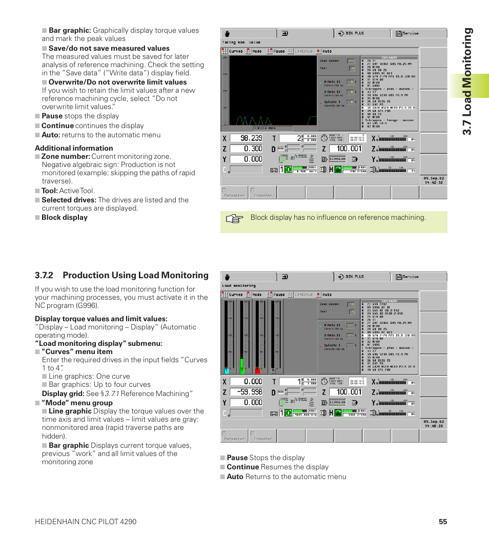 7 load monit or ing | HEIDENHAIN CNC Pilot 4290 User Manual | Page 67 / 481
