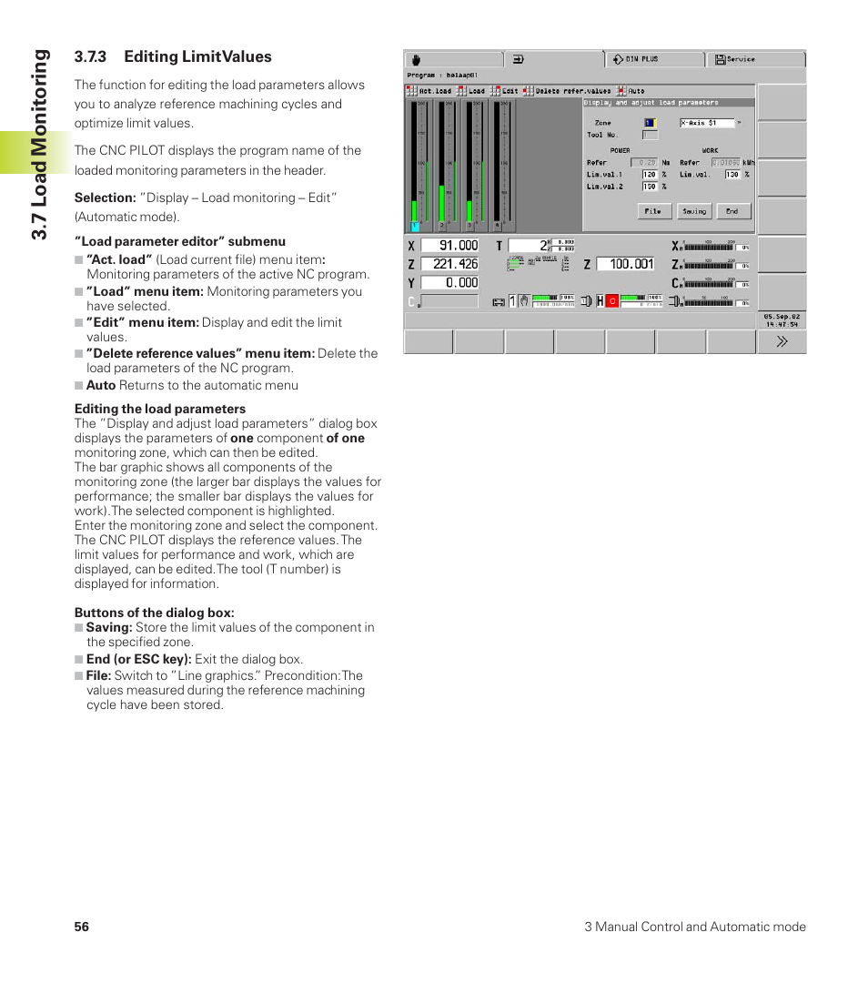 7 load monit or ing | HEIDENHAIN CNC Pilot 4290 User Manual | Page 68 / 481