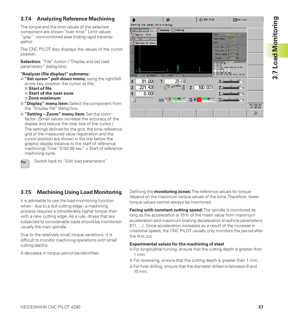 7 load monit or ing | HEIDENHAIN CNC Pilot 4290 User Manual | Page 69 / 481