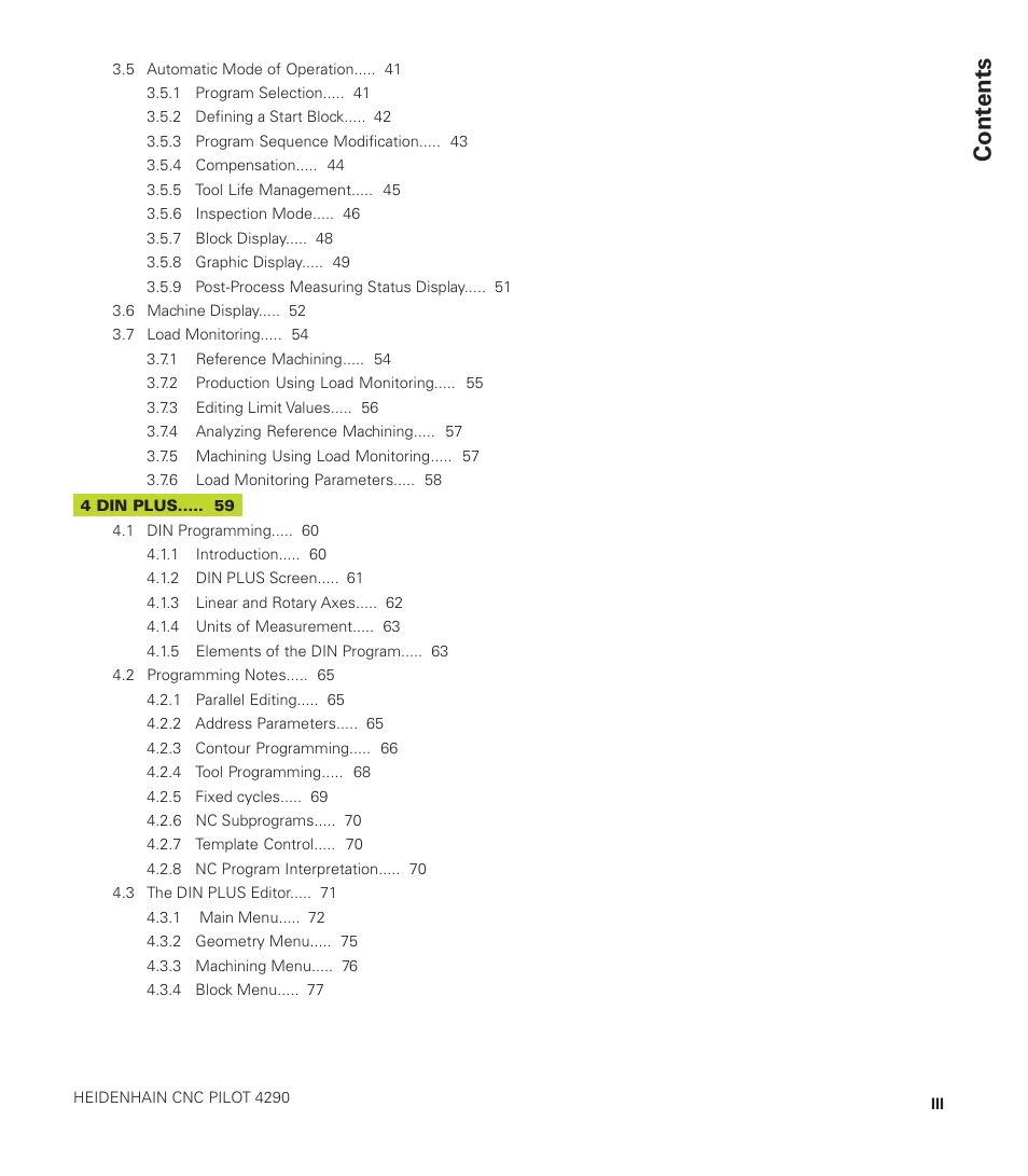 HEIDENHAIN CNC Pilot 4290 User Manual | Page 7 / 481