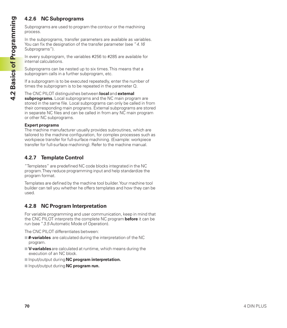 2 basics of pr ogr amming | HEIDENHAIN CNC Pilot 4290 User Manual | Page 82 / 481