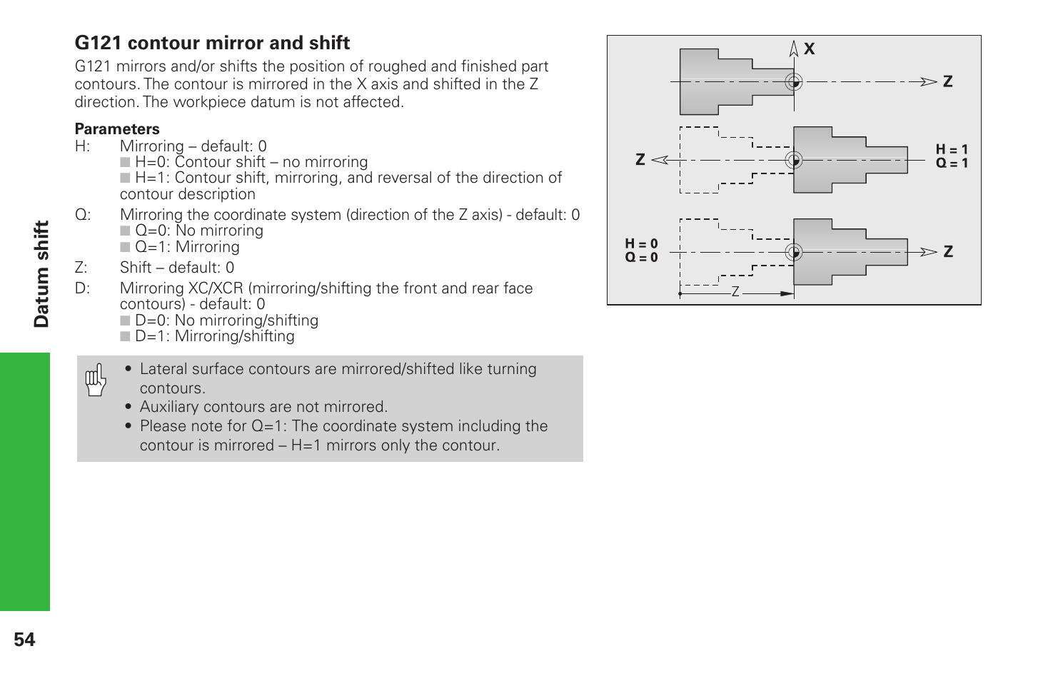 HEIDENHAIN CNC Pilot 4290 Pilot User Manual | Page 54 / 94