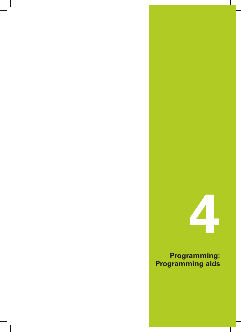 4 programming: programming aids, Programming: programming aids | HEIDENHAIN TNC 128 (77184x-02) User Manual | Page 121 / 513