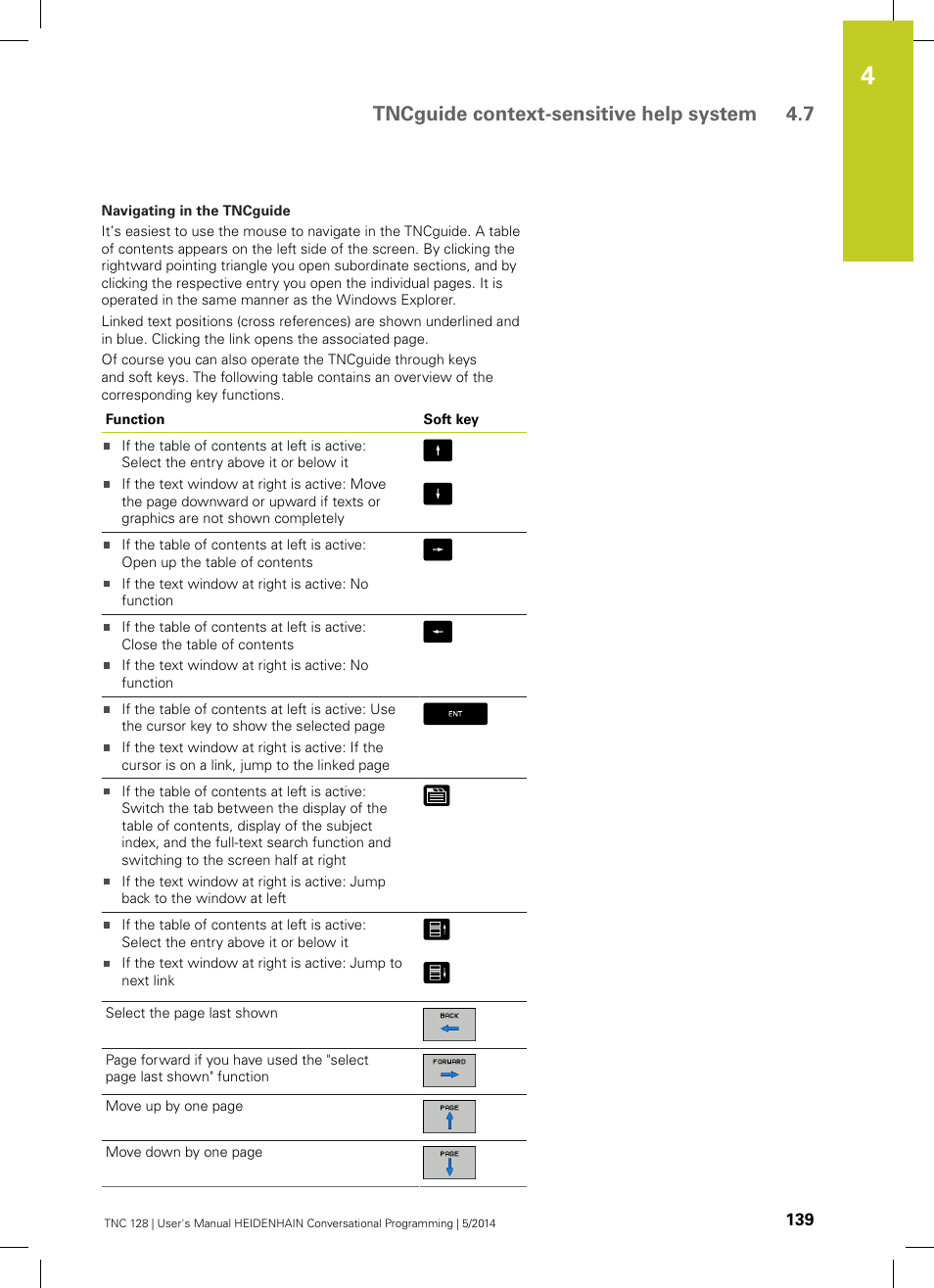 Tncguide context-sensitive help system 4.7 | HEIDENHAIN TNC 128 (77184x-02) User Manual | Page 139 / 513