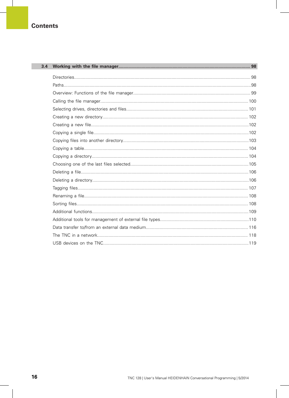 HEIDENHAIN TNC 128 (77184x-02) User Manual | Page 16 / 513