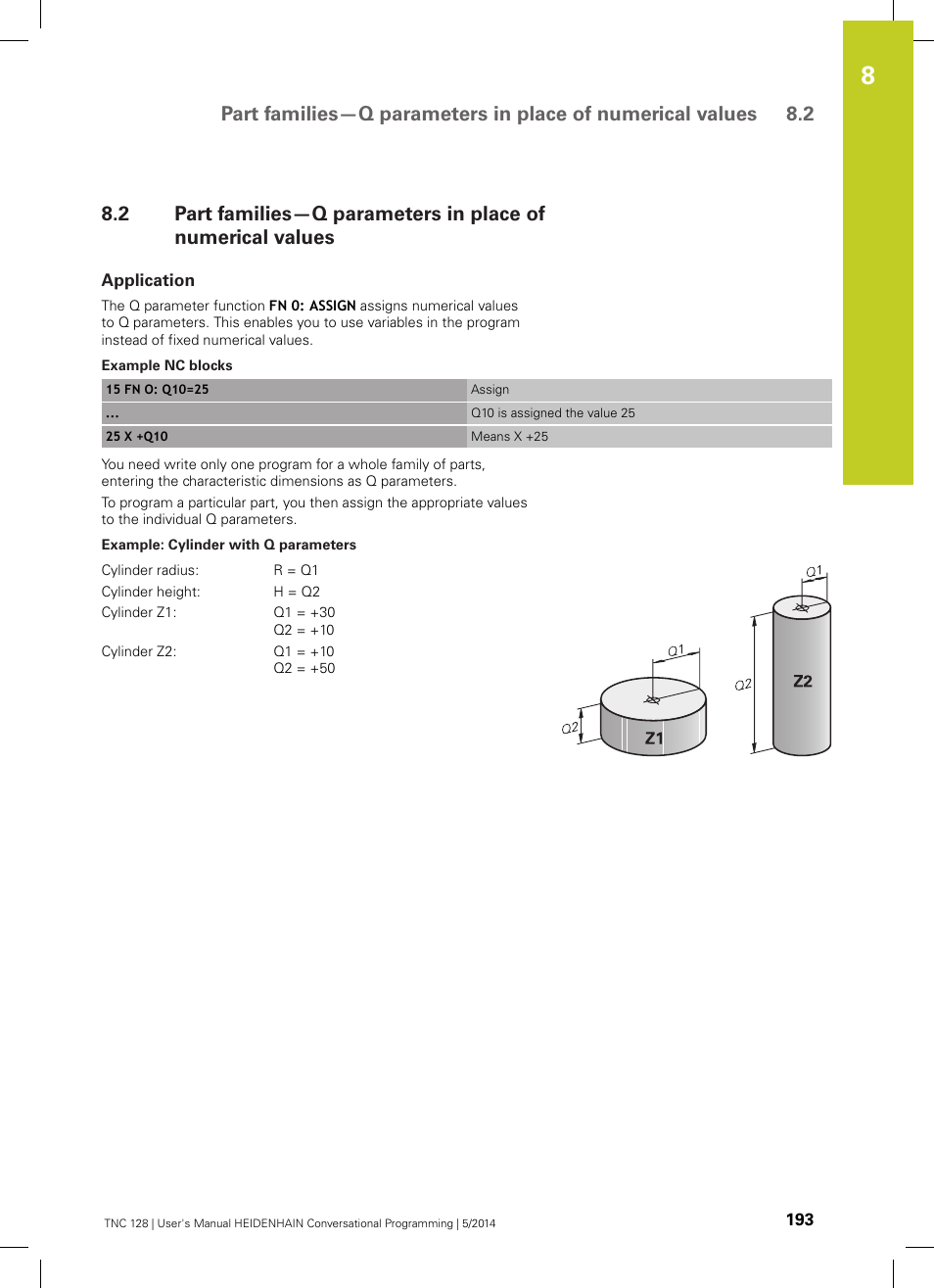 Application | HEIDENHAIN TNC 128 (77184x-02) User Manual | Page 193 / 513