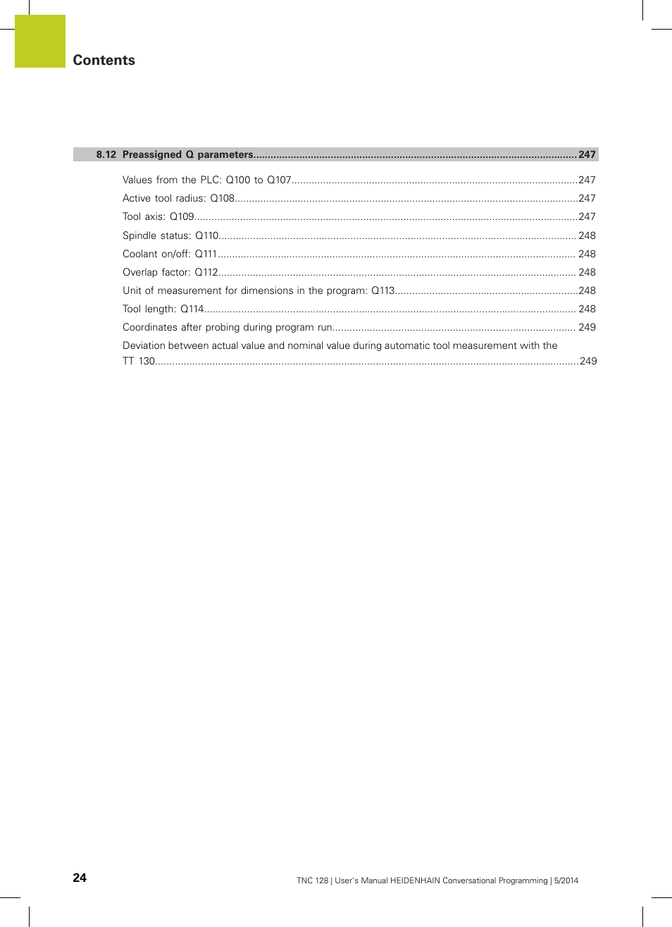 HEIDENHAIN TNC 128 (77184x-02) User Manual | Page 24 / 513