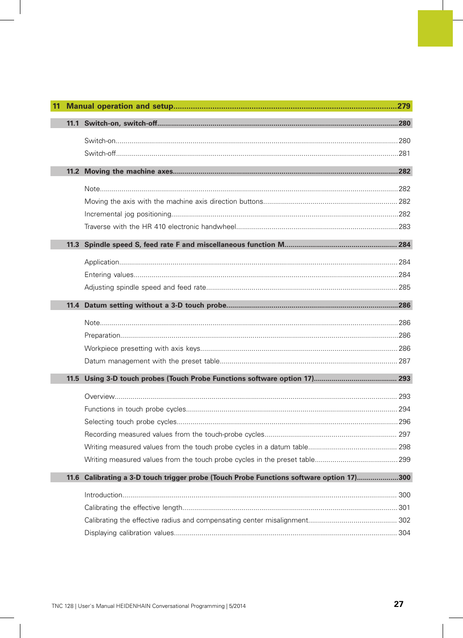 HEIDENHAIN TNC 128 (77184x-02) User Manual | Page 27 / 513