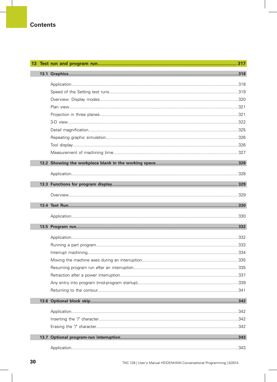 HEIDENHAIN TNC 128 (77184x-02) User Manual | Page 30 / 513