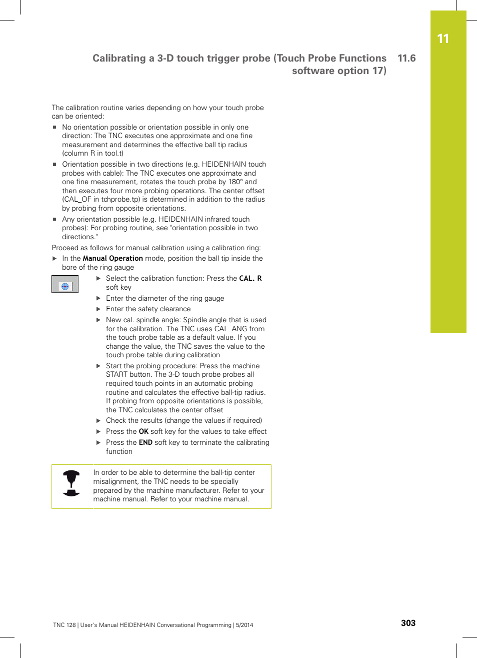 HEIDENHAIN TNC 128 (77184x-02) User Manual | Page 303 / 513
