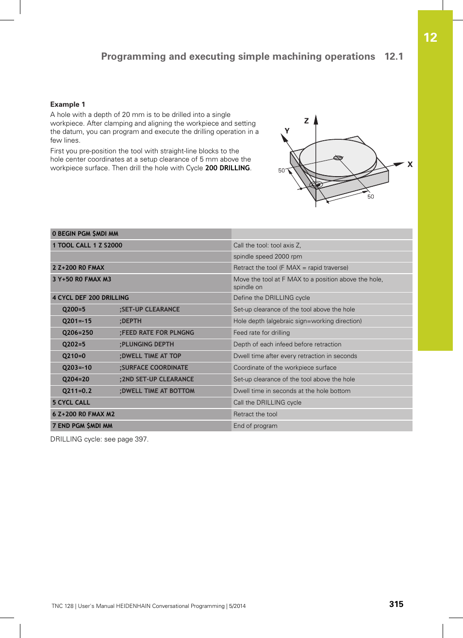 HEIDENHAIN TNC 128 (77184x-02) User Manual | Page 315 / 513