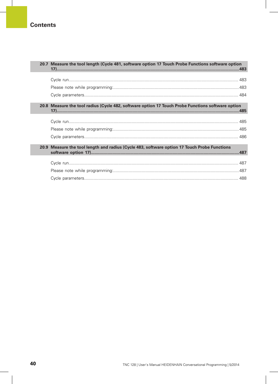 HEIDENHAIN TNC 128 (77184x-02) User Manual | Page 40 / 513